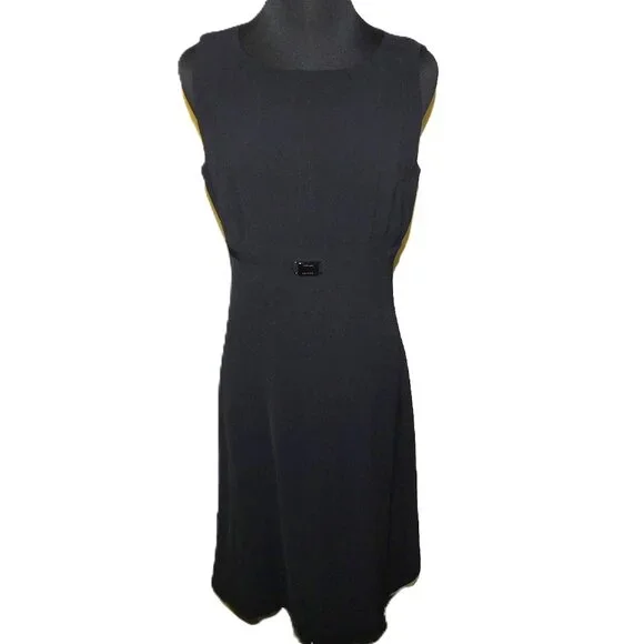 Tahari Asl Dresses | Tahari Arthur S. Levine Black Dress Size 6 | Color: Black | Size: 6 | Max2594's Closet
